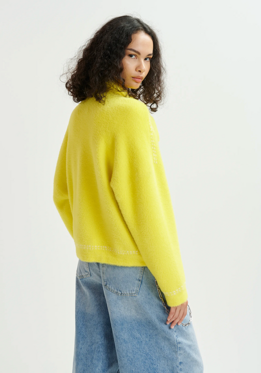 MAILLE AVEC ÉCHARPE HOOPS