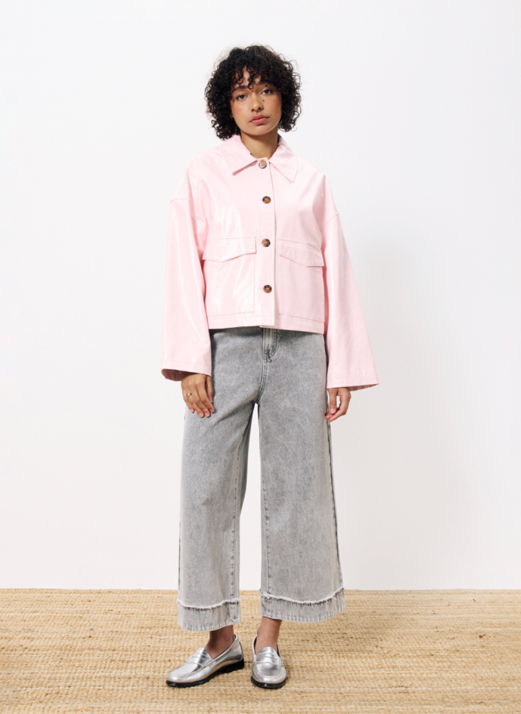 VESTE CARMELIE ROSE PALE