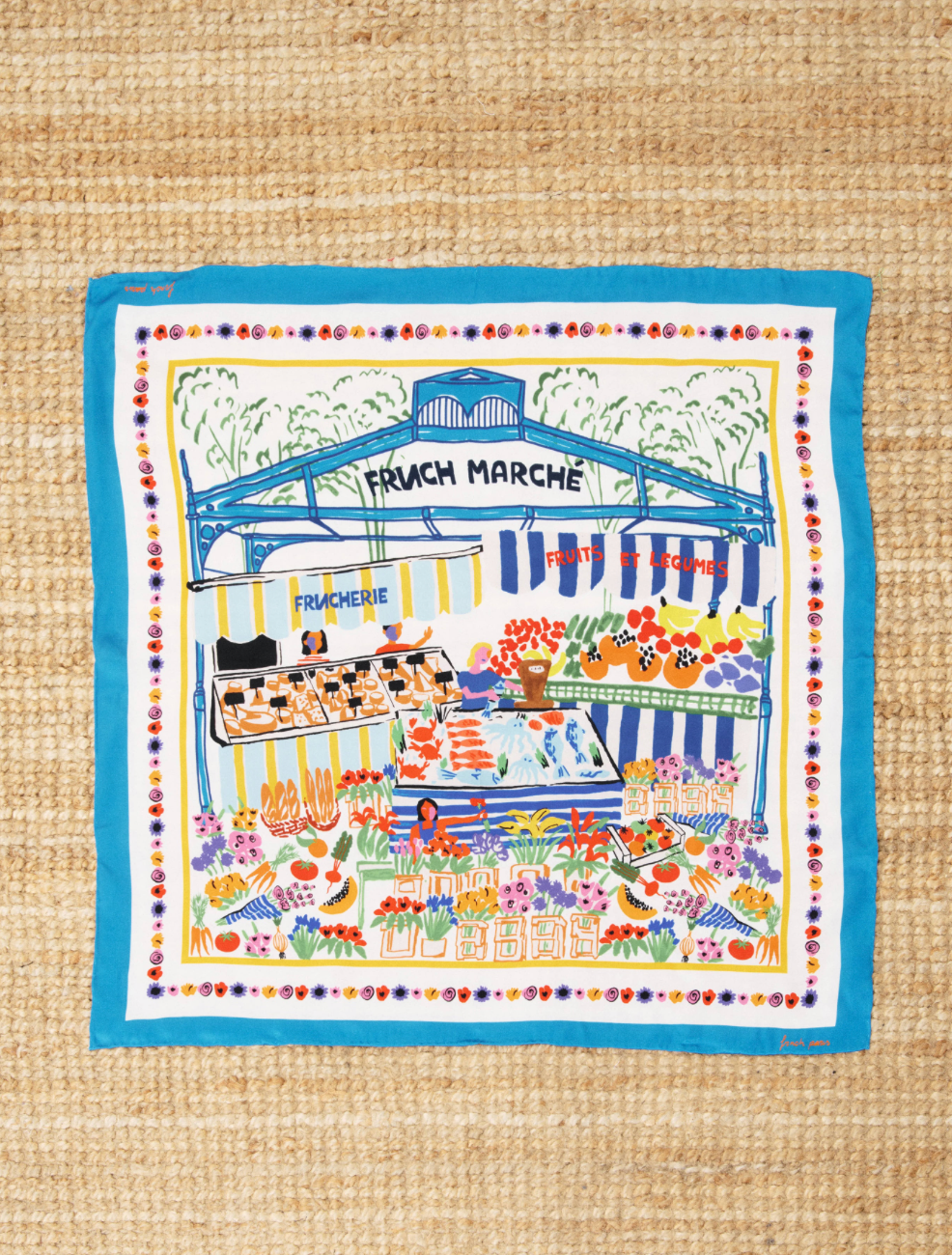 FOULARD OCEANA MARCHE BLANC